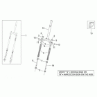 Leonardo 250 ST (Yamaha Engine) Передняя вилка 1