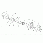 Leonardo 250 ST (Yamaha Engine) Сцепление