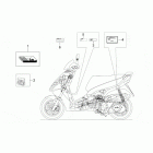 Leonardo 250 ST (Yamaha Engine) Наклейки