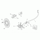 Scarabeo 1 (Minarelli Engine) Передний тормозной суппорт