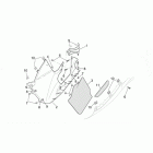 RSV 1000 Central body - rh fairings