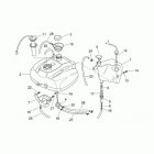 Scarabeo 1 (Minarelli Engine) Масляный и топливный бак
