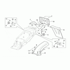 RSV 1000 Задний брызговик