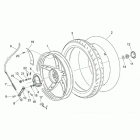 Scarabeo 1 (Yamaha Engine) Заднее колесо