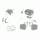 Pegaso 650 Acc.-top / cases,side cases var