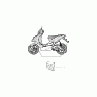 SR 50 H2O Central body decal set