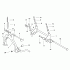 SR 50 H2O Центральная стояночная подножка