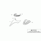 SR 50 H2O Передний корпус - облицовка 2