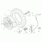 SR 50 H2O Заднее колесо - дисковый тормоз