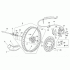 Pegaso 650 Переднее колесо