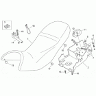 Pegaso 650 Central body - saddle