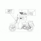 Scarabeo 1 (Minarelli Engine) Decal op.handbooks and plate set