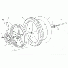 Scarabeo 1 (Minarelli Engine) Переднее колесо