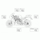 RSV 1000 Наклейки