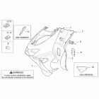 SR 50 H2O Передний корпус - облицовка 3