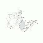 RSV 1000 Central body - lh fairings