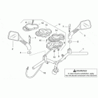 SR 50 H2O Руль-панель приборов
