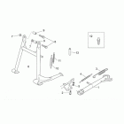 Pegaso 650 Центральная подножка