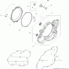 OUTLAW 525 IRS - A08GP52AA Крышка сцепления двигателя