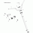 OUTLAW 525 - A08GJ52AA/AB/AC Вал руля и руль