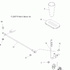 SCRAMBLER 500 4X4 - A07BG50AA/FA Селектор переключения передач