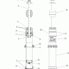OUTLAW 525 IRS - A08GP52AA Передний аммортизатор