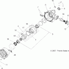 HAWKEYE 2X4/4X4 INTL - A07LB27FA/LH27FB Gearcase, front (4x4)(demand drive)