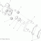 OUTLAW 525 IRS - A08GP52AA Задние тормозные  колодки