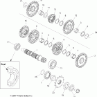 OUTLAW 525 - A08GJ52AA/AB Трансмиссия внутренности