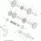 OUTLAW 525 IRS - A08GP52AA Трансмиссия внутренности