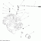 SPORTSMAN 800 HO EFI - A08MN76AF/AL/AQ/AS/AX Engine, dipstick and oil filter