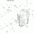 SCRAMBLER 500 4X4 - A07BG50AA/FA Крепление КПП