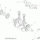 SPORTSMAN 800 HO EFI - A08MN76AF/AL/AQ/AS/AX Engine, crankshaft and balance shaft