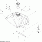 OUTLAW 525 IRS - A08GP52AA Топливный бак