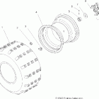 OUTLAW 525 IRS - A08GP52AA Колесо заднее