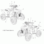 SCRAMBLER 2X4 INTL - A08BA50FA Наклейки