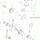 OUTLAW 525 IRS - A08GP52AA Колен.вал и поршни