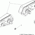 SPORTSMAN 800 HO EFI - A08MN76AF/AL/AQ/AS/AX Задний фонарь