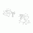 RSV 1000 SP Central body - upper fairings