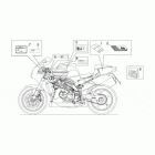 RSV 1000 SP Decal and plate set