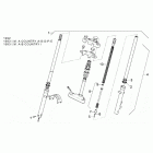 Classic 50 Front fork 92-93 - lh sleeve