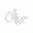 RSV 1000 Central body - lower fairings