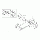 Leonardo 125-150 Pulley assy., driven i