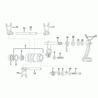 RX 125 Рычаги переключения передач