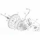 Leonardo 125-150 Переднее колесо