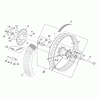 ETX 125 Заднее колесо