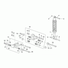 ETX 125 Задний амортизатор