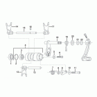 ETX 125 Рычаги переключения передач