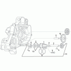 RX 125 Водяной насос в сборе