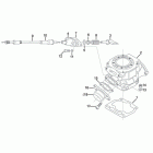 RX 125 Цилиндр - выпускной клапан
